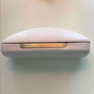 Stella McCartney Cream Eyeglass Case
